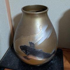鯉の花瓶　骨董品
