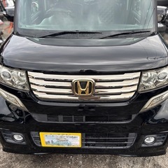 ホンダ NBOXカスタムGLパッケージ★総額22万円★車検付き 即日納車可能！純ナビ Bカメラ フルセグTV Bluetooth 両側パワスラ ETC 修復歴なし！お早めに！！の画像