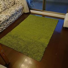 ラグマット　グリーン　緑の画像