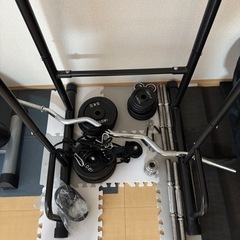懸垂機、バーベル、5キロ、2.5キロプレート、ケーブル
の画像