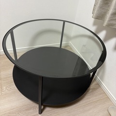 IKEA ヴィットショー　ガラステーブル