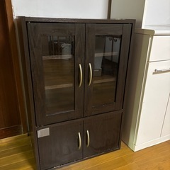 食器棚　ブラウン【引っ越し】の画像