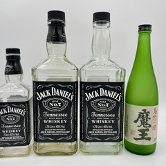 ジャックダニエル 魔王 インテリア　空瓶セット