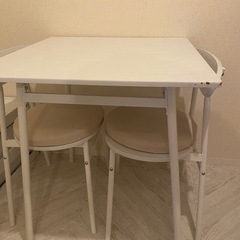 中古ダイニングテーブル&チェア3点セット