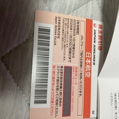 JAL 株主優待の画像