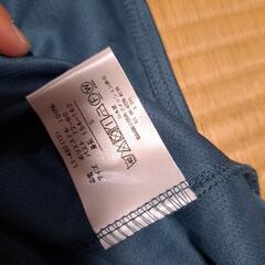 レディース長袖Tシャツ　水色の画像