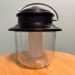 【ジャンク品】ランタンスタンド＆LEDランタンの画像