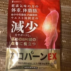 カロバーンEX 30日分 肥満気味の方の体重 体脂肪の減少を助け...