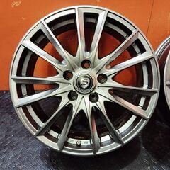 Lehrmeister STRANGER 社外ホイール 17インチ 4本 7J5HPCD114.3+38 ハリアー RAV4等　(VHJ417)の画像