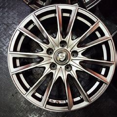 Lehrmeister STRANGER 社外ホイール 17インチ 4本 7J5HPCD114.3+38 ハリアー RAV4等　(VHJ417)の画像