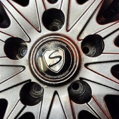 Lehrmeister STRANGER 社外ホイール 17インチ 4本 7J5HPCD114.3+38 ハリアー RAV4等　(VHJ417)の画像