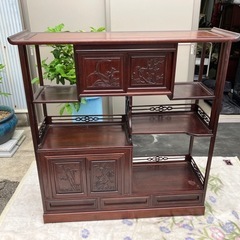 1218😺　茶棚　紫檀？