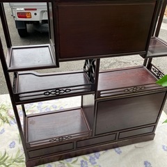 1218😺　茶棚　紫檀？の画像