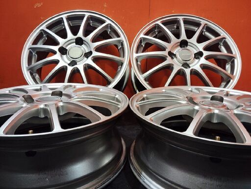 ECO FORME 社外ホイール 15インチ 4本 5J4HPCD100+39 アクア スペイド ポルテ等　(VHI405)