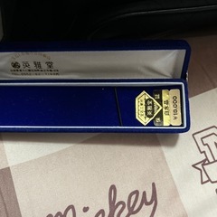 水晶ネックレス　ケース付きの画像