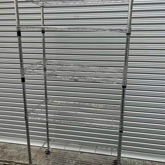 鉄収納　収納　スチールラック　収納棚　　５段　　二つ