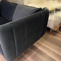 Francfranc 2-3人掛けグレーソファの画像
