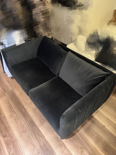 ☆ジモティ割あり☆ フランフラン Francfranc 2人用ソファー グレー