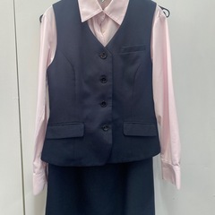 事務員制服セット（7点セット）新品ブラウス1枚含む