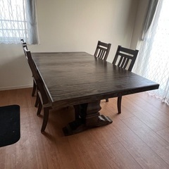 **お取引中**アメリカ家具ダイニングテーブルセット