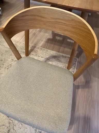 unico solk チェア/ライトグレー