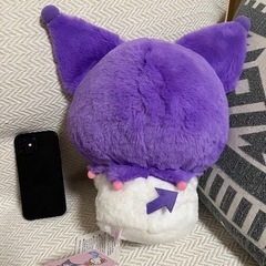 サンリオキャラクターズ　ぬいぐるみ　ももいろハートドールＢＩＧタイプ　キティちゃん　クロミの画像