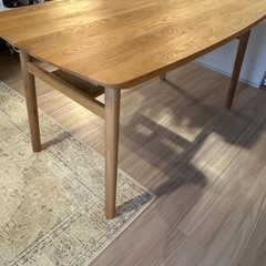 unico SOLK(ソルク)　ダイニングテーブル W1400 2023年購入 SOLK(ソルク) ダイニングテーブル W1400| テーブル・デスク | unico