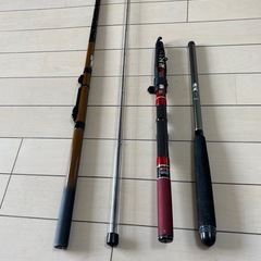 コンパクトロッド&一角チヌ竿&清風210-渓流竿
