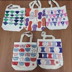 【新品未使用】カルディ KALDI もへじ トートバック　5点