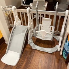 滑り台 室内 すべり台 屋内 大型遊具 ブランコ 3IN1 スウィング
