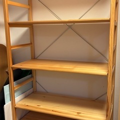 無印良品 パイン材ユニットシェルフ86cmの画像