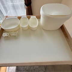 SNIGLAR おむつ替え台+ONSKLIG 収納ケース (ジニー) 春木の