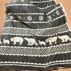 ニトリ　冬用　掛け布団　カバー付