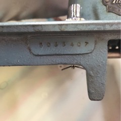 National アンティークミシン　動作確認済、型番5933407の画像