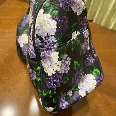 フェイラー 紫陽花 あじさい トートバッグ 大サイズ フェイクレザーの画像