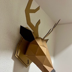 完成品　組み立てるインテリア　KAKUKAKU 鹿　オブジェ　の画像