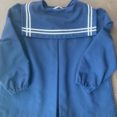 保育園　幼稚園　園児　園服　制服　セーラー服　チェック柄ズボン　120の画像