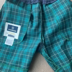 保育園　幼稚園　園児　園服　制服　セーラー服　チェック柄ズボン　120の画像
