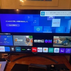 保証付き　65インチ　4K液晶テレビ　LG