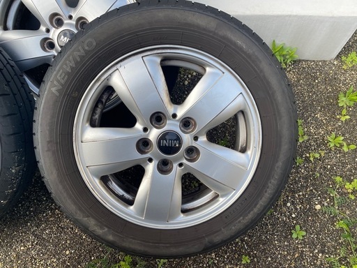 【毎日値下げ】夏用タイヤ4本ホイール付き　175/65 R15　BRIDGESTONE NEWNO　