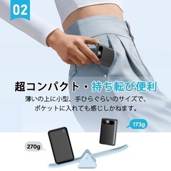 【新品未使用】① モバイルバッテリー 20000mAh 大容量 軽量 小型 LED残量表示 最大5台同時充電 スマホ充電器 携帯充電器 iOS/Androidデバイス対応 30W急速充電 PSE認証済み 安全回路保護 機内持ち込み可 旅行/出張/アウトドア/キャンプ/停電対策/防災の画像