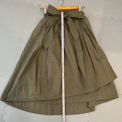 【試着のみ美品】ナノユニバース＊フレアスカートの画像