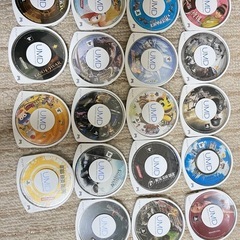 PSP 箱無しUMDソフトまとめ売り 19本セットの画像