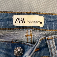 【試着のみ美品】ZARAデニム・ジーンズの画像
