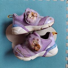 ベビーシューズ　スニーカー　14.0cmEE　アナ雪〈同時購入の方→オマケ〉の画像