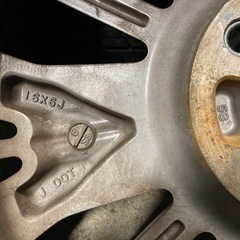 ホンダ純正 GK5 フィットRS 16×6J 4H 100PCD+53 4本 BS 185/55R16 4本 6分山程度の画像