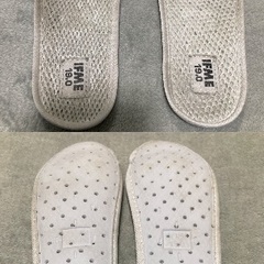 IFME ネイビー 19.0 キッズシューズ 子供靴 スリッポンの画像