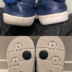IFME ネイビー 19.0 キッズシューズ 子供靴 スリッポンの画像