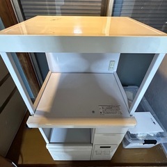 レンジ棚、ライスストッカーの画像