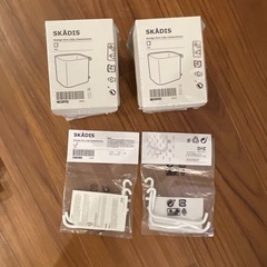 IKEA イケア有孔ボードSKÅDIS スコーディス　新品中古　色々総額6099円の画像